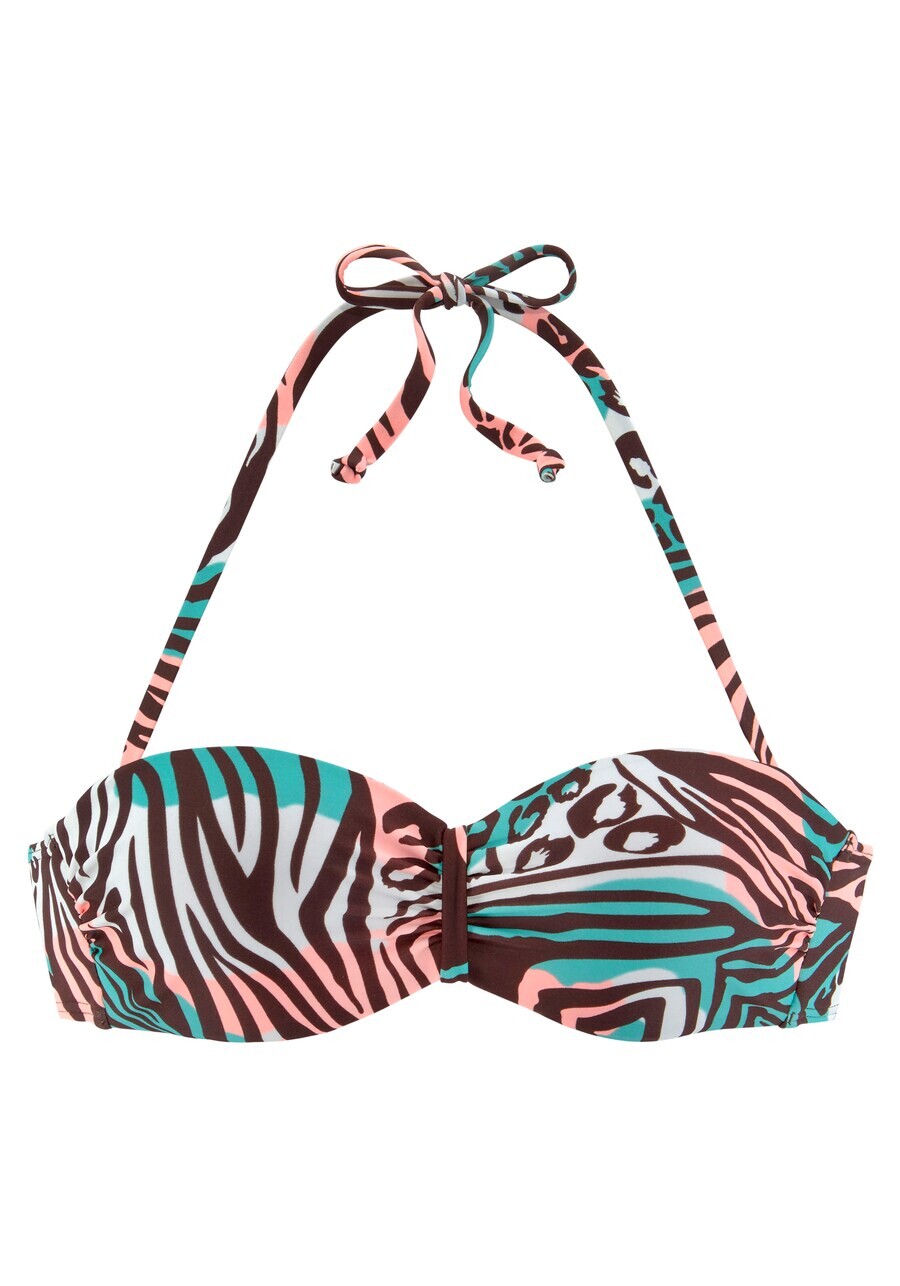 Топ бикини VENICE BEACH Bandeau Bikini Top, зеленый