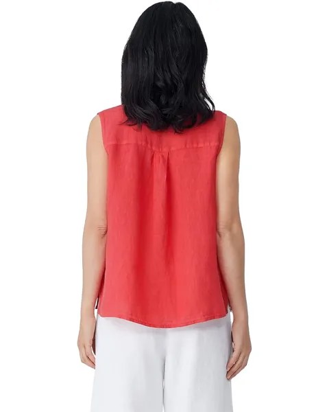 Рубашка Eileen Fisher Classic Collar Shirt, цвет Grenadine