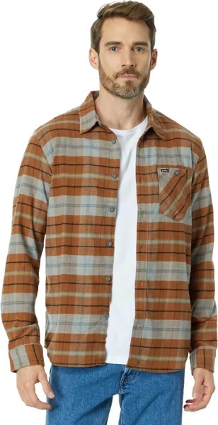 Рубашка O'Neill Redmond Plaid Stretch Long Sleeve Flannel, цвет Medium Brown