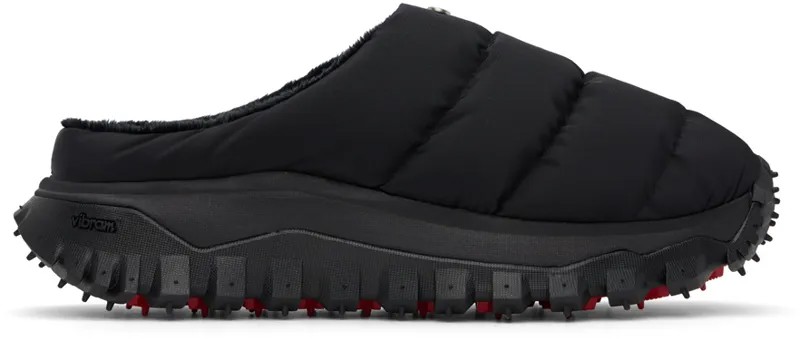 6 Moncler 1017 Alyx 9SM Черные мюли Trailgrip Après Mules Moncler Genius