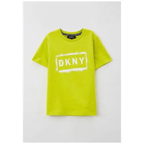 Футболка DKNY, размер 152, желтый