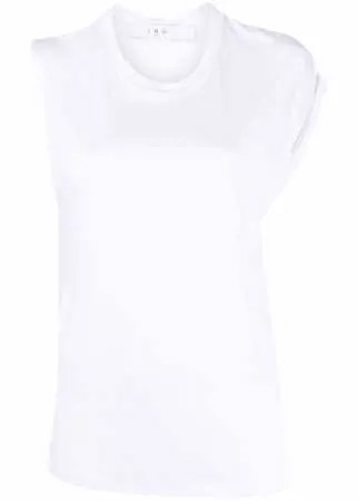 IRO футболка асимметричного кроя с короткими рукавами