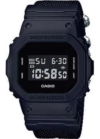 Японские наручные  мужские часы Casio DW-5600BBN-1E. Коллекция G-Shock