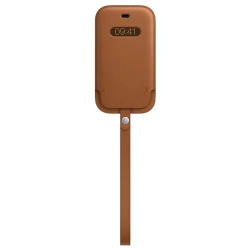 Чехол для APPLE iPhone 12 mini Leather Sleeve with MagSafe Saddle Brown MHMP3ZE/A
