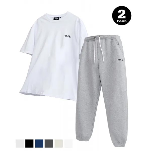 Yale [onemile Wear] футболка с маленькими арками + спортивные штаны