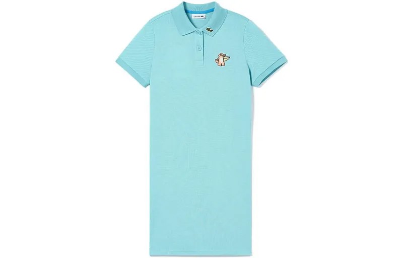 Платье с короткими рукавами женское Tide Blue Lacoste