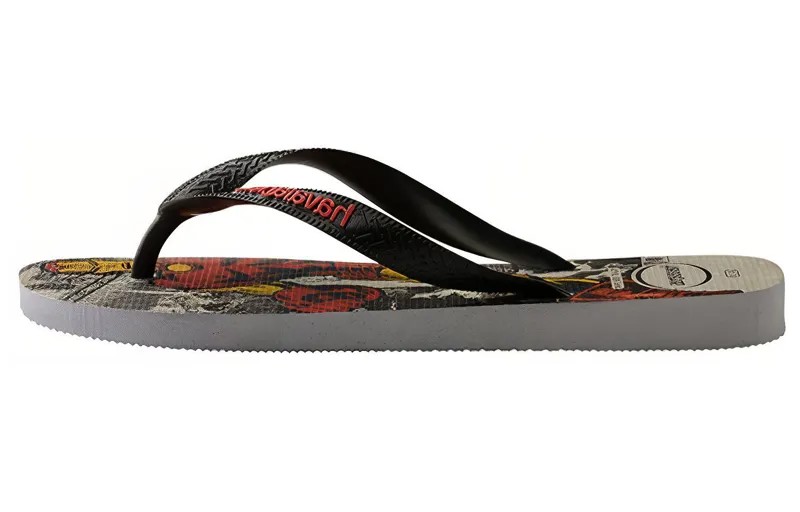 Шлепанцы мужские черные/красные Havaianas