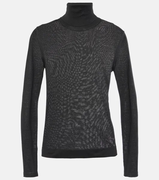 Водолазка из кашемира и шелка Tom Ford, черный