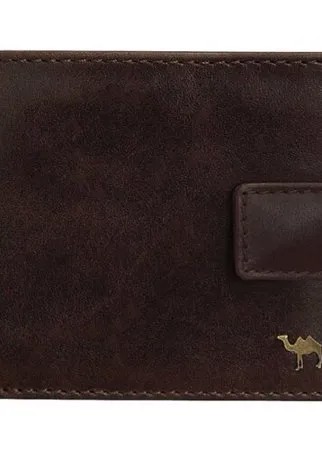 Портмоне мужское с хлястиком Camel 914/K коричневый Портмоне 