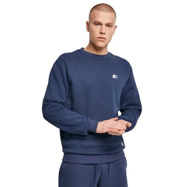 Свитер Urban Classics Starter Essential Crewneck, синий