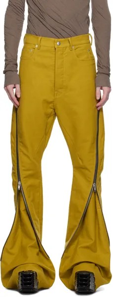 Желтые джинсы-бананы Rick Owens Bolan