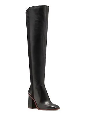 VINCE CAMUTO Женские черные сапоги на каблуке Dreven с квадратным носком на блочном каблуке 7,5 м