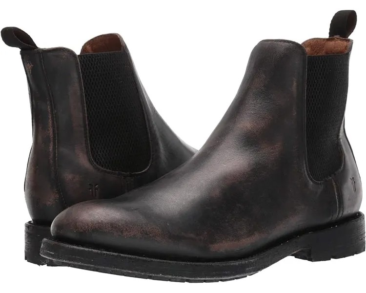 Ботинки Frye Bowery Chelsea, цвет Black Stonewash Leather