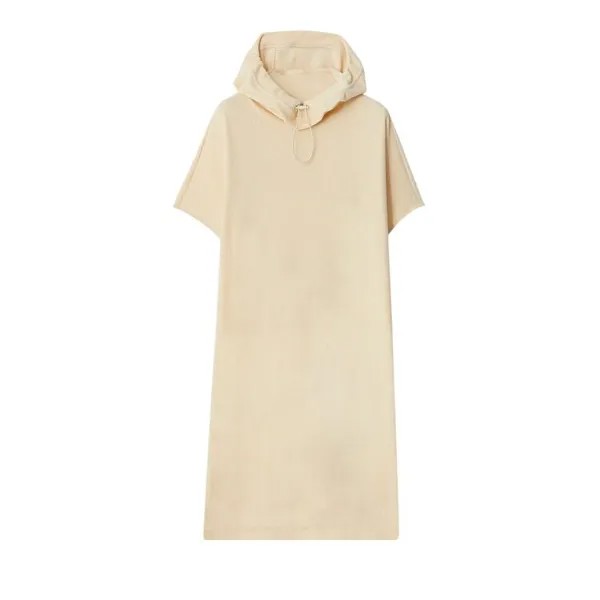 Платье Burberry Towelling Hooded Dress, кремовый