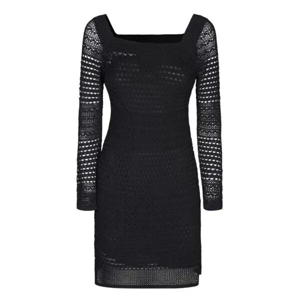 Платье crochet dress Tom Ford, черный