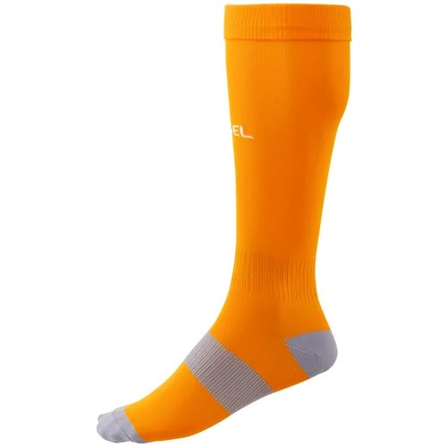 Гетры футбольные JA-006 Essential, оранжевый/серый - 28-31