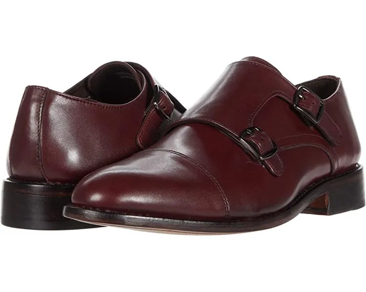 Оксфорды Roosevelt II Double Monk Strap Anthony Veer, бычья кровь