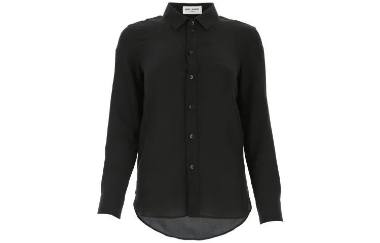 SAINT LAURENT Женская рубашка, цвет Black