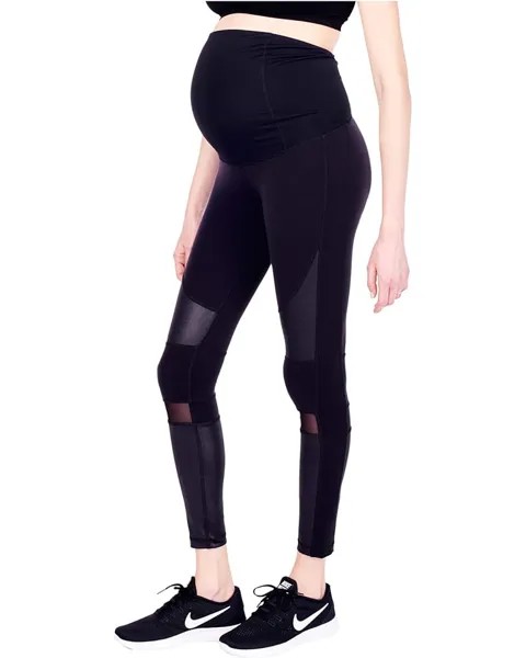 Брюки Ingrid & Isabel Maternity Active Moto Leggings, цвет Jet Black