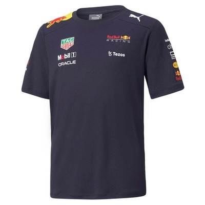 Футболка Puma Rbr Team с круглым вырезом и короткими рукавами, молодежная футболка для мальчиков, размер XL, повседневная