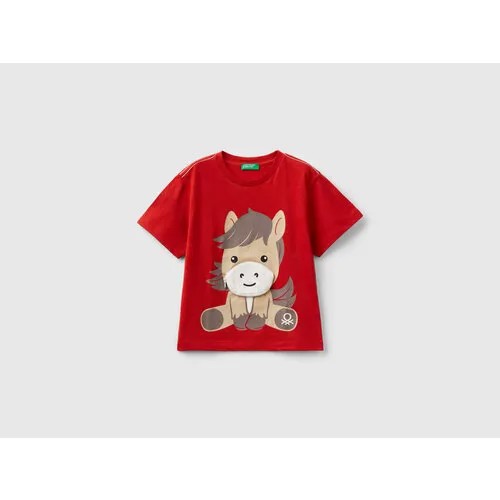 Футболка UNITED COLORS OF BENETTON, размер 82, красный