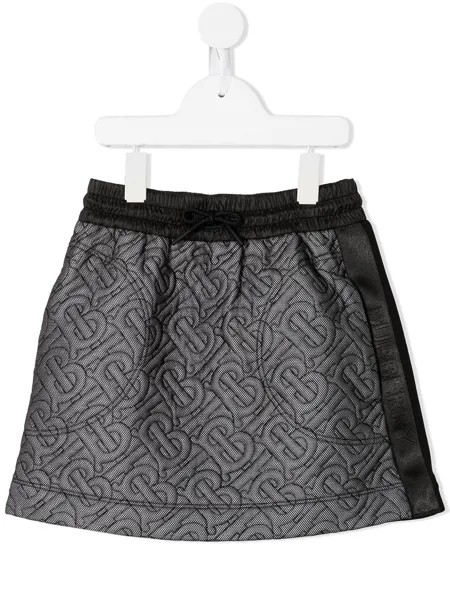 Burberry Kids юбка мини с логотипом