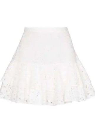 Charo Ruiz Ibiza юбка мини Natalie с английской вышивкой