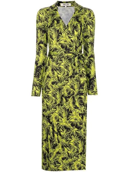 DVF Diane von Furstenberg платье Abigail с запахом и принтом