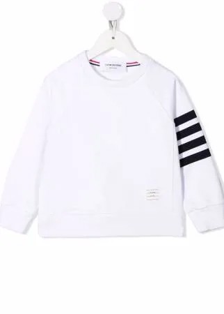 Thom Browne Kids толстовка с полосками 4-Bar