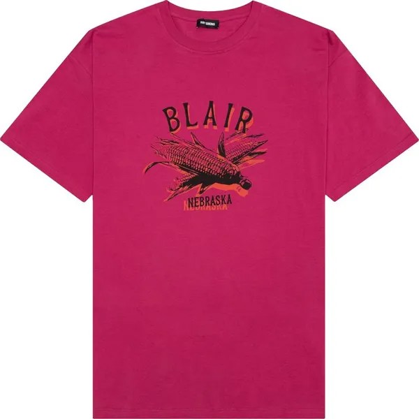 Футболка Raf Simons Blair Nebraska T-Shirt 'Pink', розовый