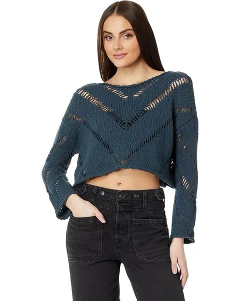 Свитер Free People Hayley Sweater, цвет Ocean Abyss