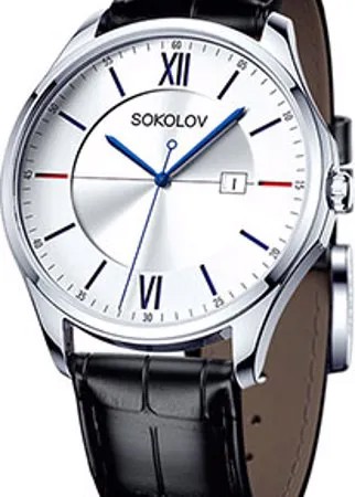 Fashion наручные  мужские часы Sokolov 154.30.00.000.01.01.3. Коллекция Freedom