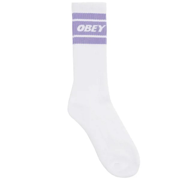 Носки OBEY Cooper Ii Socks White / Pruple Flower 2023