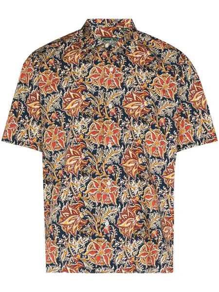 Gitman Vintage floral print short-sleeve shirt
