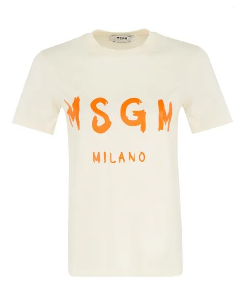 Хлопковая футболка MSGM