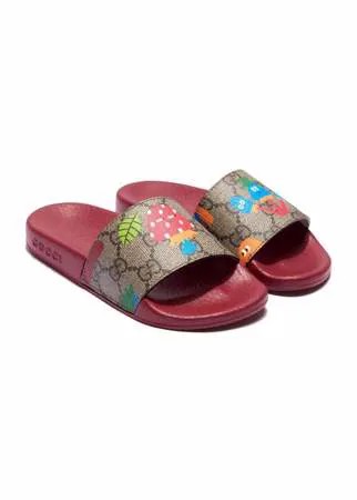 Gucci Kids сандалии с монограммой