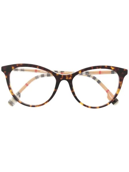 Burberry Eyewear очки Aiden в оправе 'кошачий глаз'