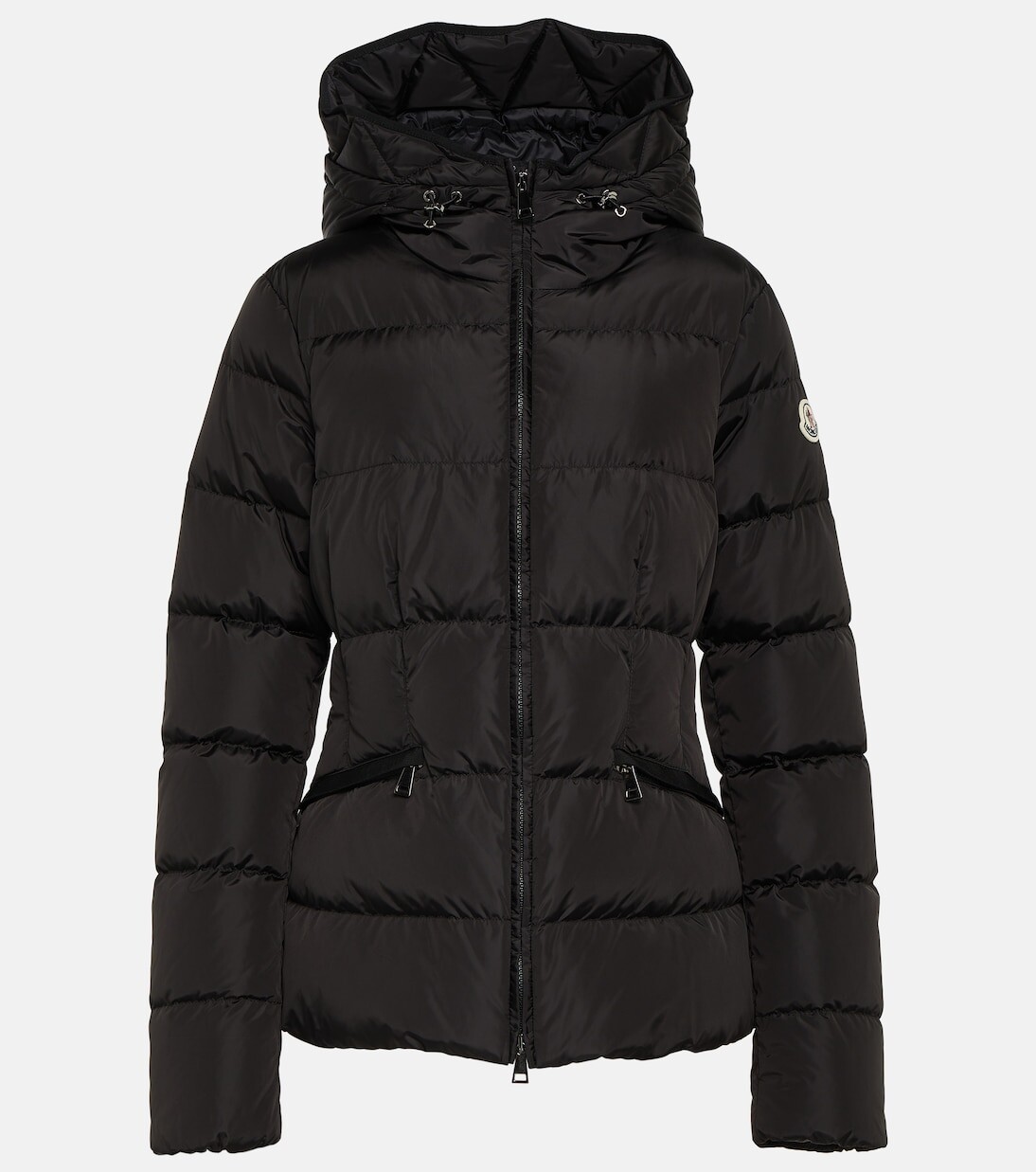 Пуховик с капюшоном Moncler, черный