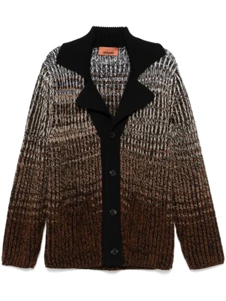 Missoni кардиган из меланжевой шерсти, коричневый