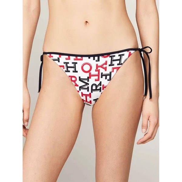 Низ бикини Tommy Hilfiger Cheeky String Side Tie Print Tie Side, Разноцветный