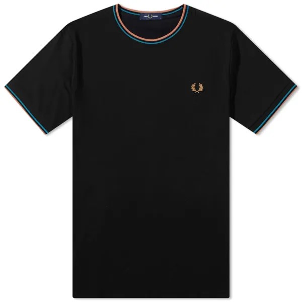 Футболка Fred Perry с двойным вырезом, мультиколор