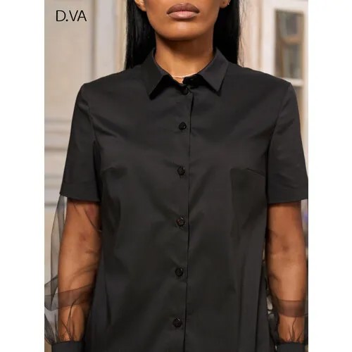 Рубашка D.va, размер 56, черный