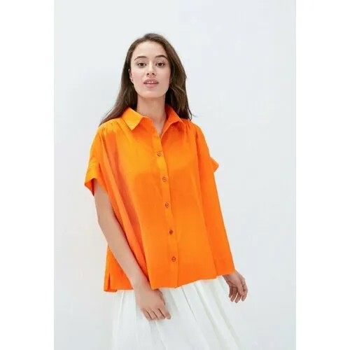 Рубашка Gabriela, размер 50, оранжевый