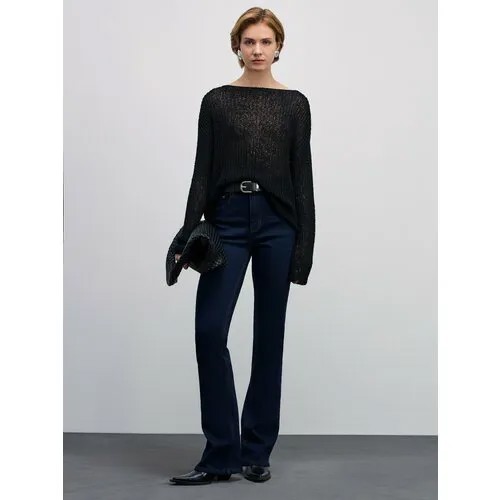Джинсы буткат Zarina bootcut, размер 2XL (RU 52)/164, сырой индиго