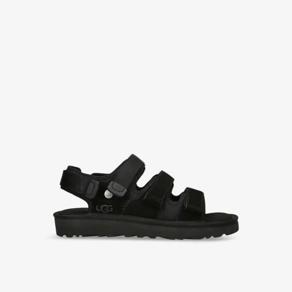 Замшевые многослойные шлепанцы Goldencoast Ugg, черный