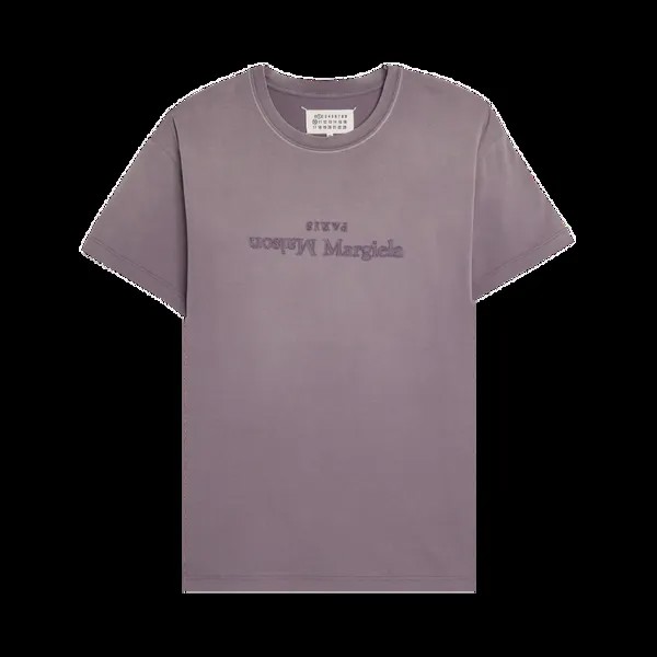 Футболка Maison Margiela Jersey Logo 'Aubergine', фиолетовый