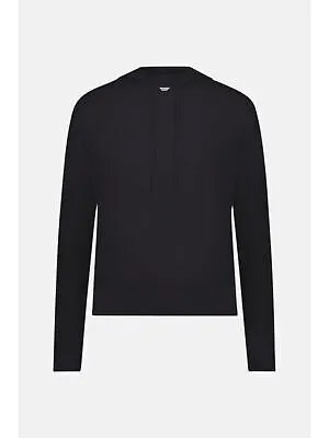 Женский свитер с капюшоном MINNIEROSE Black Tie с потертыми краями и манжетами M
