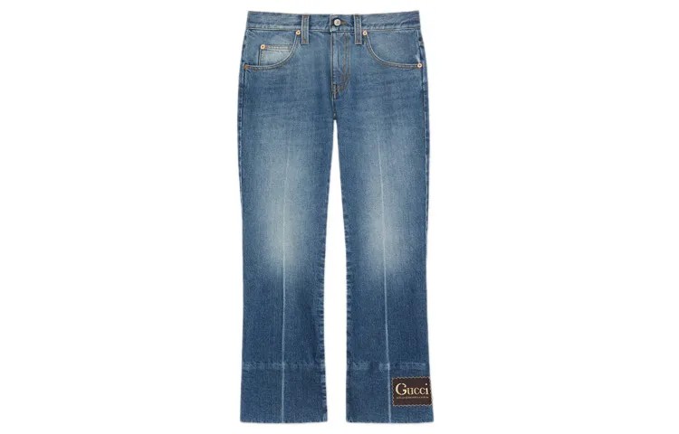 Мужские джинсы GUCCI, цвет Blue