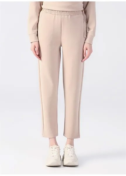 Бежевые женские брюки стандартного кроя с нормальной талией Pierre Cardin