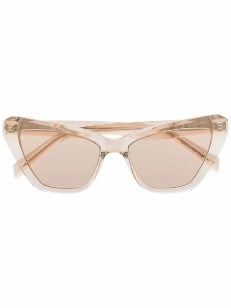 Saint Laurent Eyewear солнцезащитные очки в оправе 'кошачий глаз'